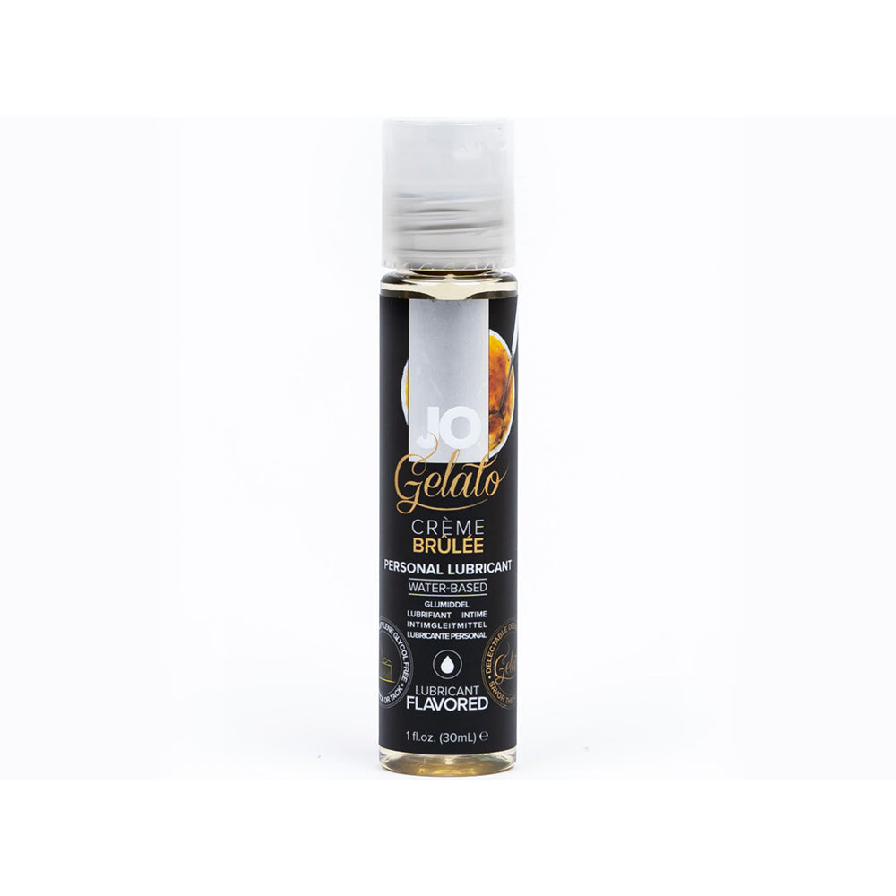 SYSTEM JO - JO GELATO CREME BRULEE FLAVORED WATER-BASED LUBRICANT 1 OZ.