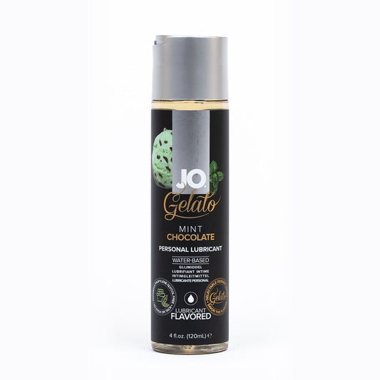 SYSTEM JO - JO GELATO MINT CHOCOLATE FLAVORED WATER-BASED LUBRICANT 4 OZ.