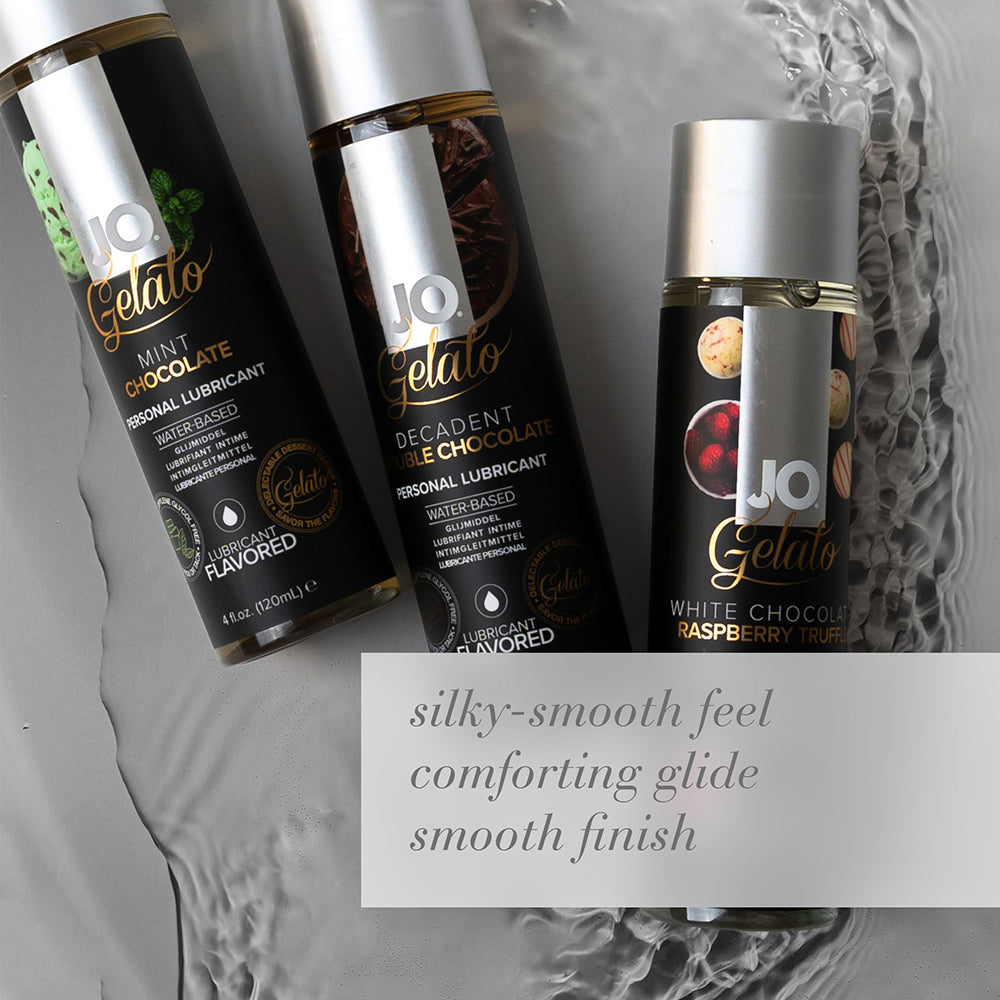 SYSTEM JO - JO GELATO MINT CHOCOLATE FLAVORED WATER-BASED LUBRICANT 4 OZ.