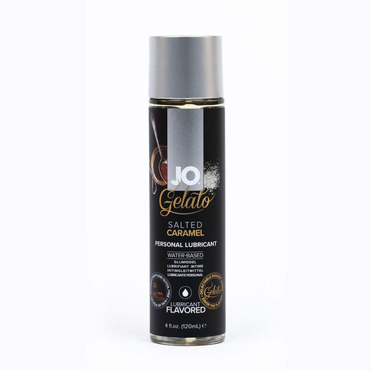 SYSTEM JO - JO GELATO SALTED CARAMEL FLAVORED WATER-BASED LUBRICANT 4 OZ.