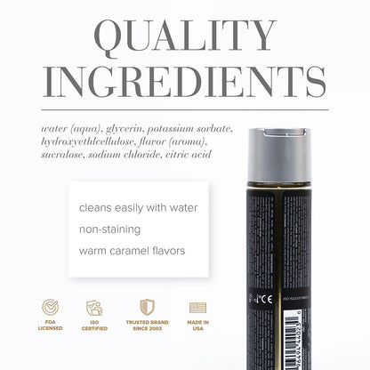 SYSTEM JO - JO GELATO SALTED CARAMEL FLAVORED WATER-BASED LUBRICANT 4 OZ.