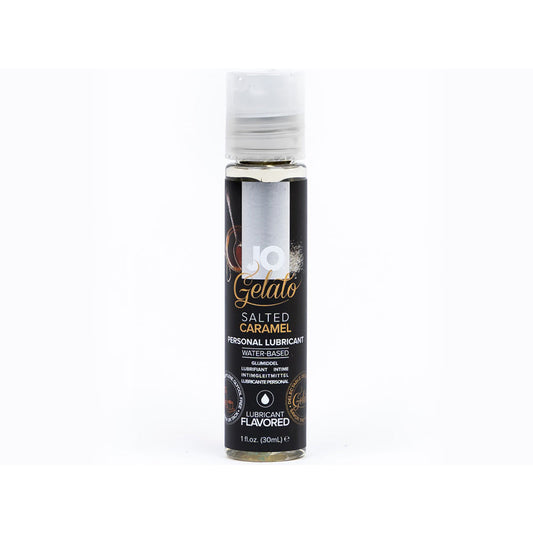 SYSTEM JO - JO GELATO SALTED CARAMEL FLAVORED WATER-BASED LUBRICANT 1 OZ.
