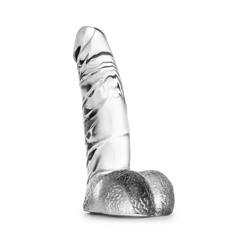 BLUSH - NATURALLY YOURS DING DONG REALISTIC 5.5 IN. DILDO WITH BALLS CLEAR