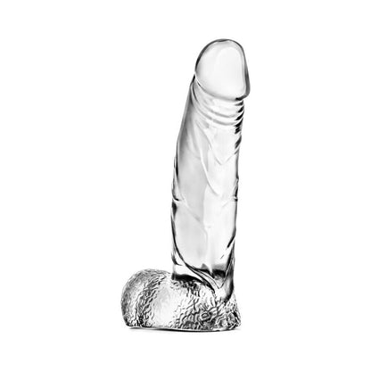 BLUSH - NATURALLY YOURS DING DONG REALISTIC 5.5 IN. DILDO WITH BALLS CLEAR