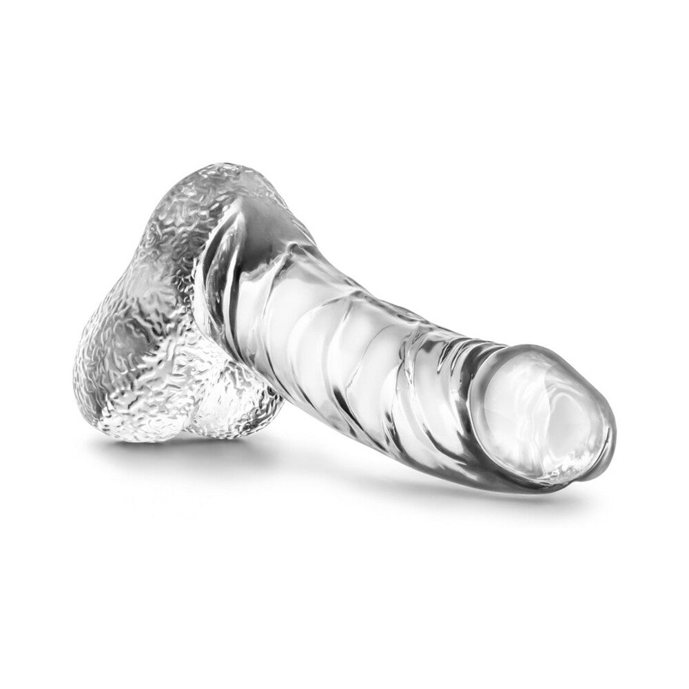 BLUSH - NATURALLY YOURS DING DONG REALISTIC 5.5 IN. DILDO WITH BALLS CLEAR