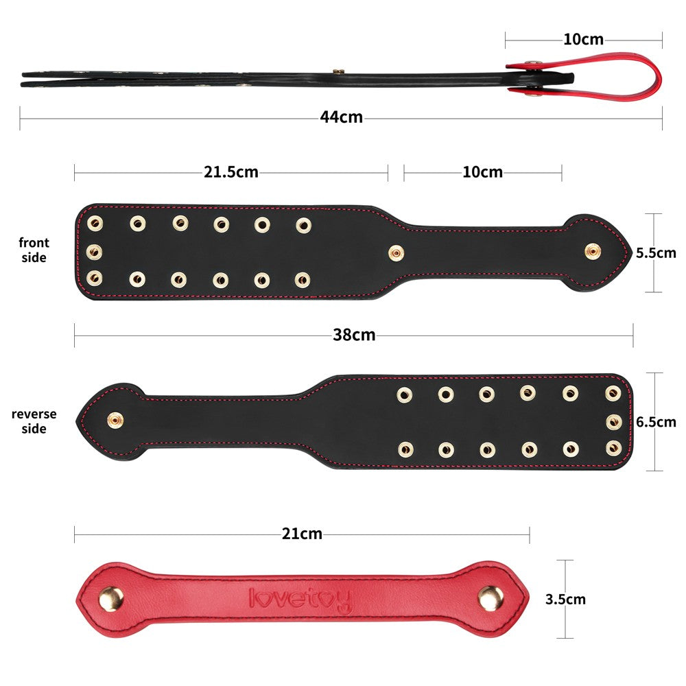 LOVETOY - 15'' REBELLION REIGN PADDLE DUAL-BRANCH