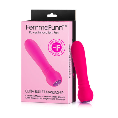 FEMMEFUNN - MASAJADOR VIBRADOR RECARGABLE DE SILICONA ULTRA BULLET
