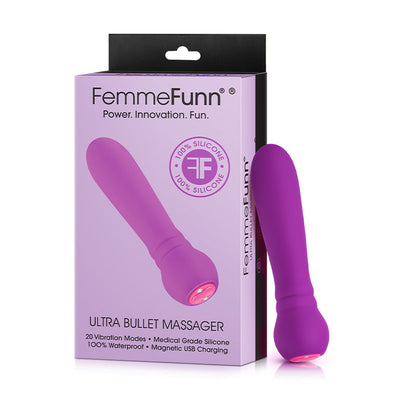 FEMMEFUNN - MASAJADOR VIBRADOR RECARGABLE DE SILICONA ULTRA BULLET