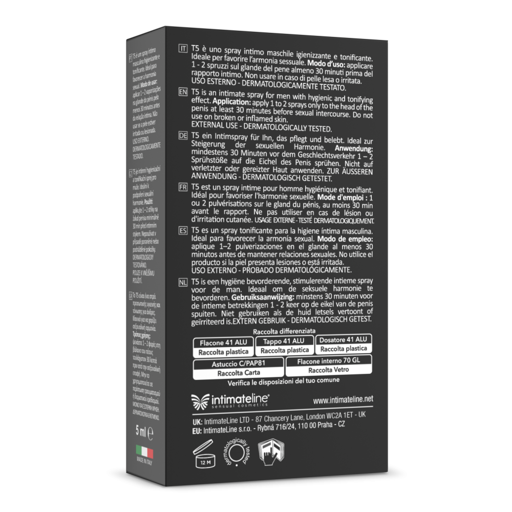 INTIMATELINE - T5 SPRAY, 5ML