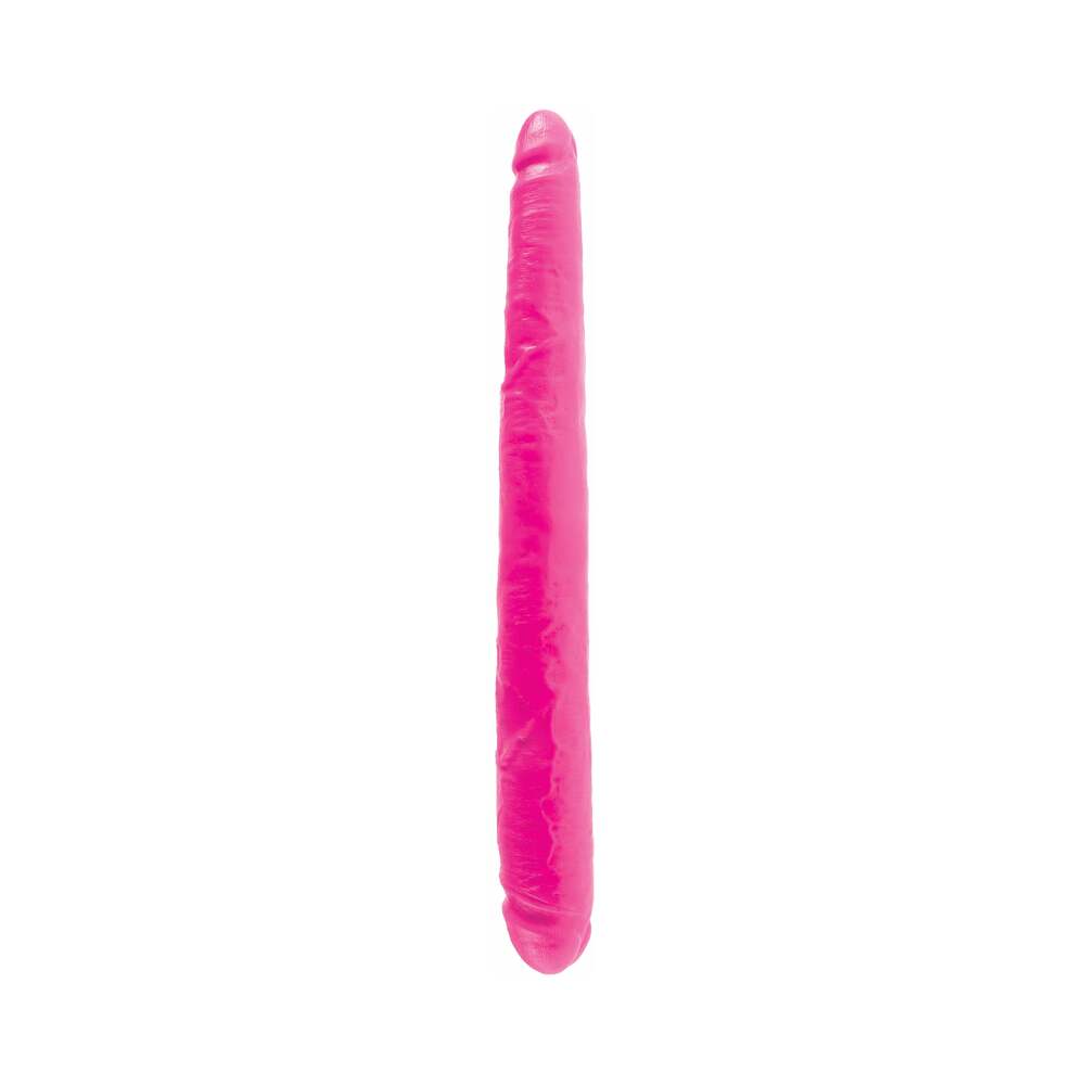 PIPEDREAM - DILLIO DILDO REALISTA DE DOBLE EXTREMO ROSA DE 16 PULGADAS