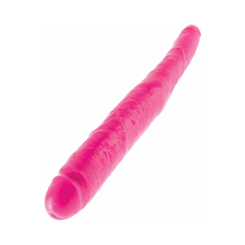 PIPEDREAM - DILLIO DILDO REALISTA DE DOBLE EXTREMO ROSA DE 16 PULGADAS
