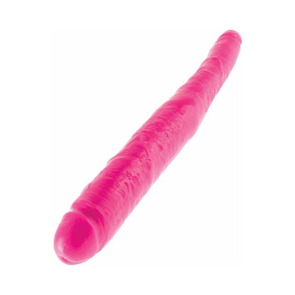 PIPEDREAM - DILLIO DILDO REALISTA DE DOBLE EXTREMO ROSA DE 16 PULGADAS