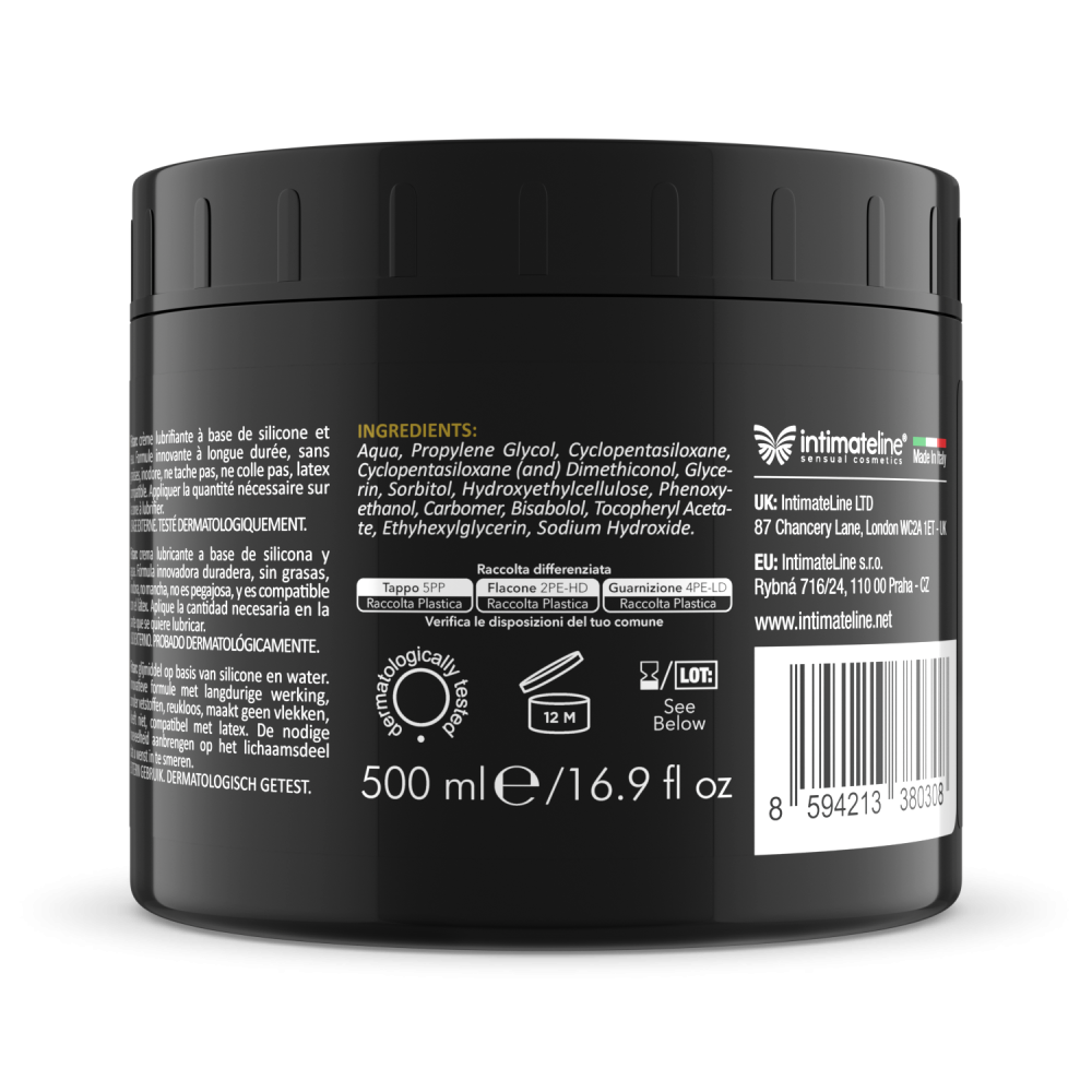 INTIMATELINE - FISTAN WATER&SILICONE BASED, 500 ML