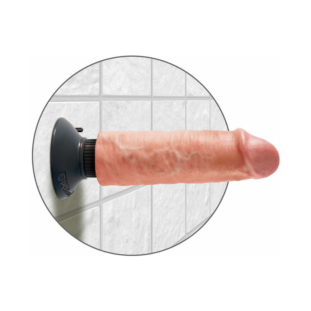 KING COCK - 15.24 CM VIBRATING COCK FLESH