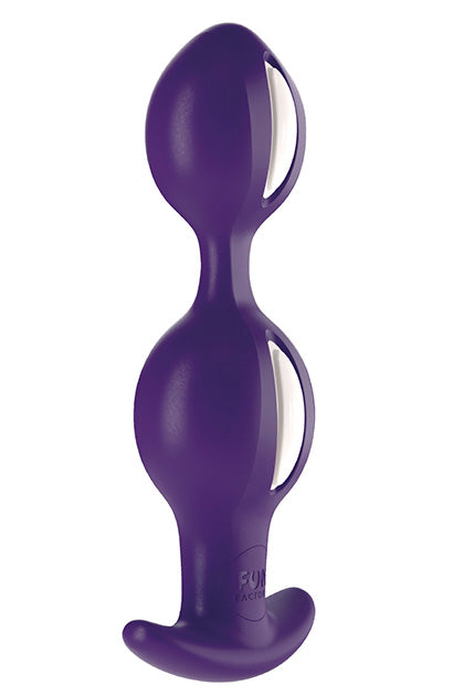 FUN FACTORY - B BALLS DUO WHITE | DARK VIOLET