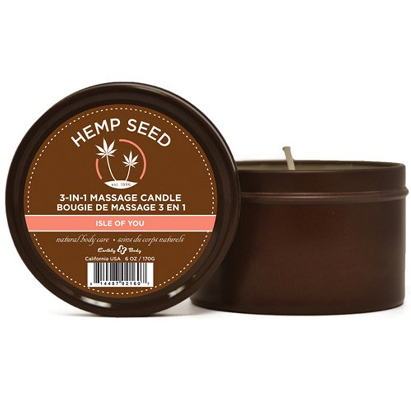 EARTHLY BODY - VELA DE MASAJE ISLE OF YOU 6OZ
