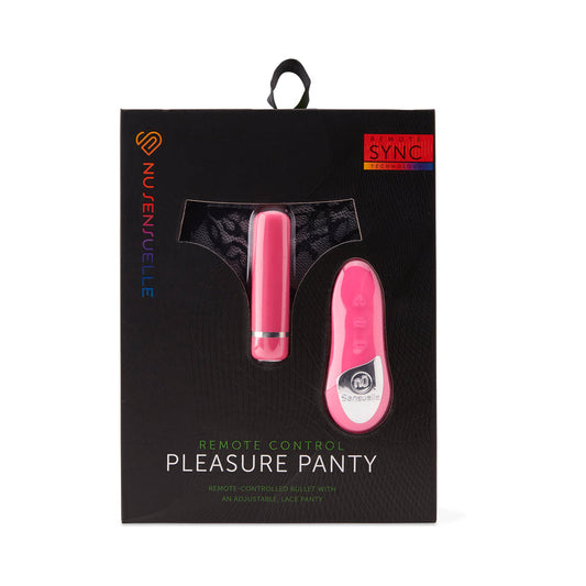 NU SENSUELLE REMOTE CONTROL PLEASURE PANTY PINK