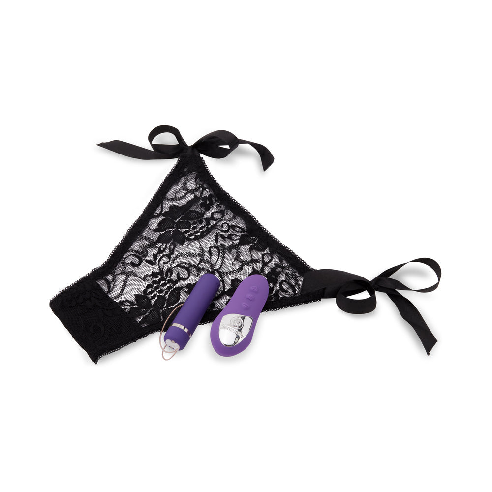 NU SENSUELLE REMOTE CONTROL PLEASURE PANTY PURPLE