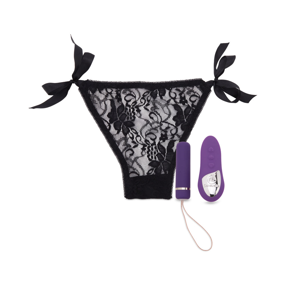 NU SENSUELLE REMOTE CONTROL PLEASURE PANTY PURPLE