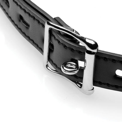 STRICT SILICONE BALL GAG WITH NIPPLE CLAMPS