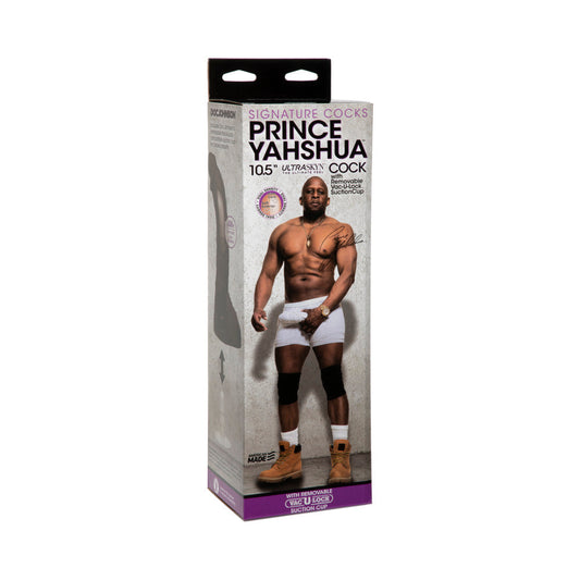 PRINCE YAHSHUA ULTRASKYN 10.5IN COCK WITH REMOVABLE VAC-U-LOCK SUCTION CUP