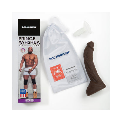DOC JOHNSON - PRINCE YAHSHUA ULTRASKYN 10.5IN COCK WITH REMOVABLE VAC-U-LOCK SUCTION CUP