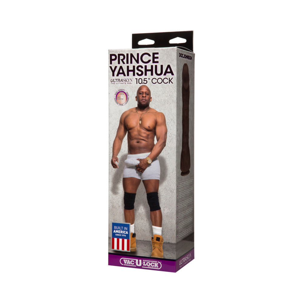 DOC JOHNSON - PRINCE YAHSHUA ULTRASKYN 10.5IN COCK WITH REMOVABLE VAC-U-LOCK SUCTION CUP