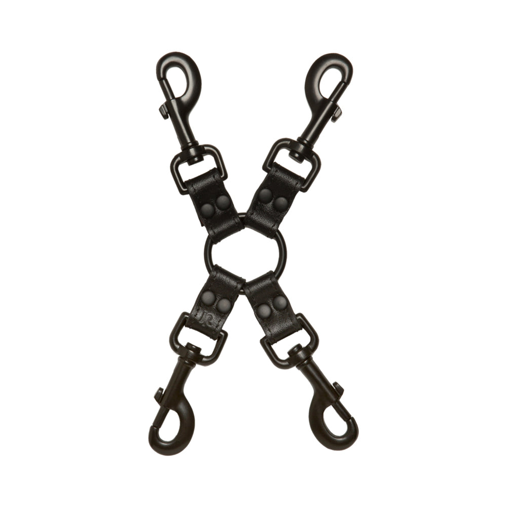 KINK LEATHER SUBMISSIVE ACCESSORIES ALL ACCESS CLIPS BLACK