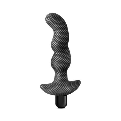 SPARK IGNITION PRV-02 VIBRATING SILICONE PROSTATE MASSAGER CARBON FIBER