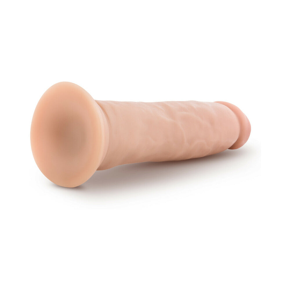 AU NATUREL 9.5 IN. MAGNUM DONG POSABLE DUAL DENSITY DILDO BEIGE