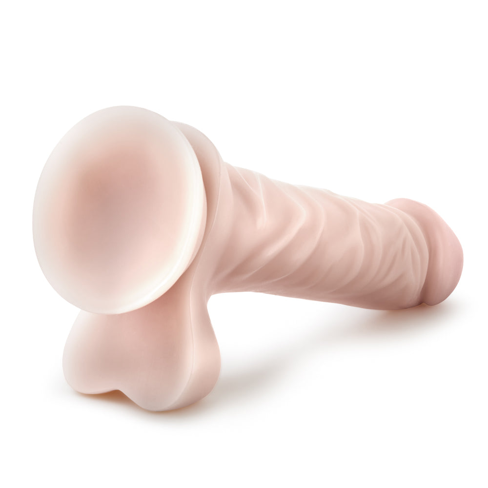 BLUSH - DR. SKIN COCK 1 REALISTIC 9 IN. DILDO WITH BALLS BEIGE