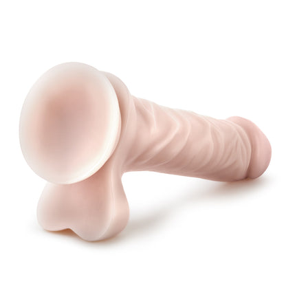 BLUSH - DR. SKIN COCK 1 REALISTIC 9 IN. DILDO WITH BALLS BEIGE