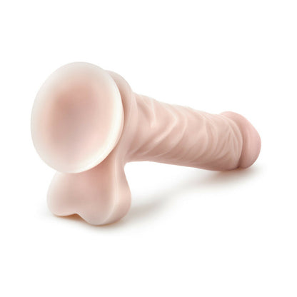 DR. SKIN COCK 1 REALISTIC 9 IN. DILDO WITH BALLS BEIGE