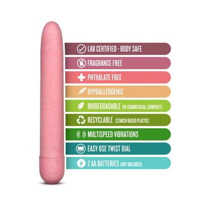 BLUSH - GAIA ECO SLIMLINE VIBRATOR