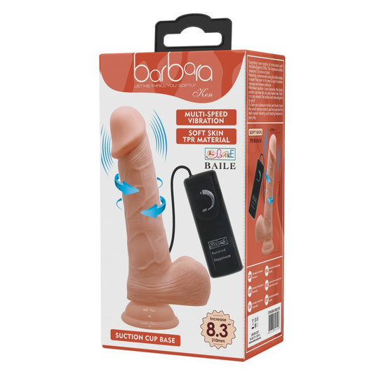 DEBRA - BARBARA KEN MULTI-SPEED VIBRATION DILDO 8,3 "