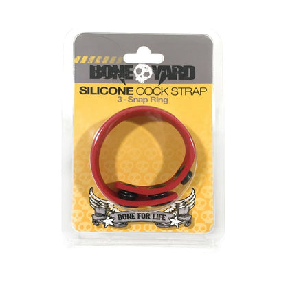 BONEYARD COCK STRAP RED