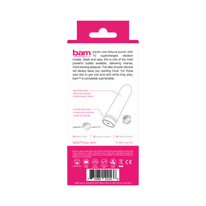 VEDO BAM RECHARGEABLE BULLET - FOXY PINK