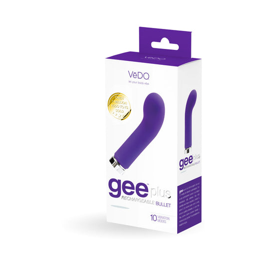 VEDO - VIBRADOR RECARGABLE GEEPLUS - INTO YOU ÍNDIGO