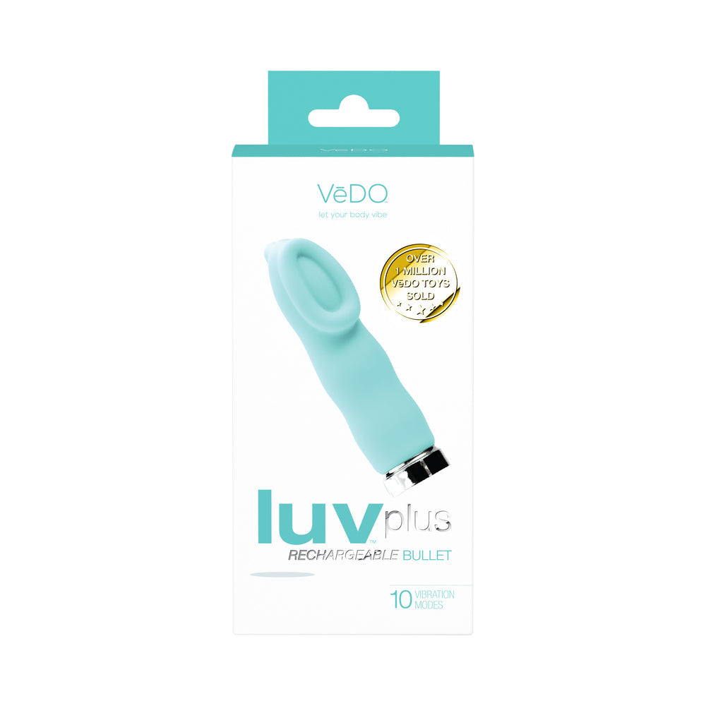 VEDO - LUVPLUS RECHARGEABLE VIBE - TEASE ME TURQUOISE