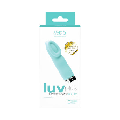 VEDO LUVPLUS RECHARGEABLE VIBE - TEASE ME TURQUOISE