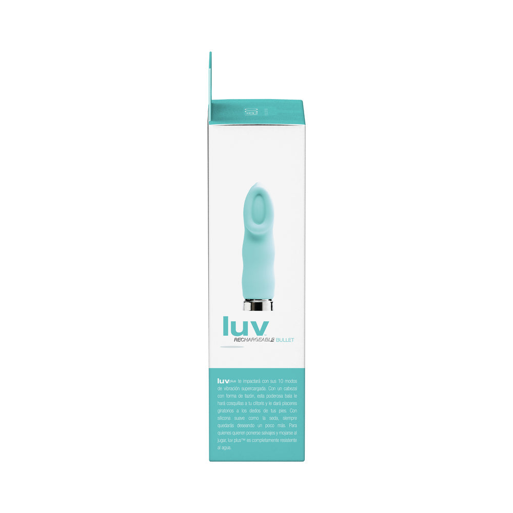 VEDO LUVPLUS RECHARGEABLE VIBE - TEASE ME TURQUOISE
