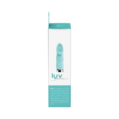 VEDO LUVPLUS RECHARGEABLE VIBE - TEASE ME TURQUOISE