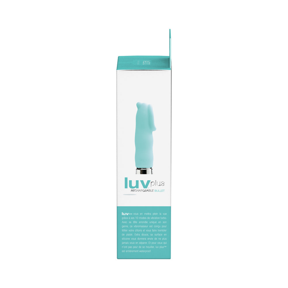 VEDO - LUVPLUS RECHARGEABLE VIBE - TEASE ME TURQUOISE