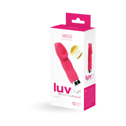 VEDO LUVPLUS RECHARGEABLE VIBE - FOXY PINK