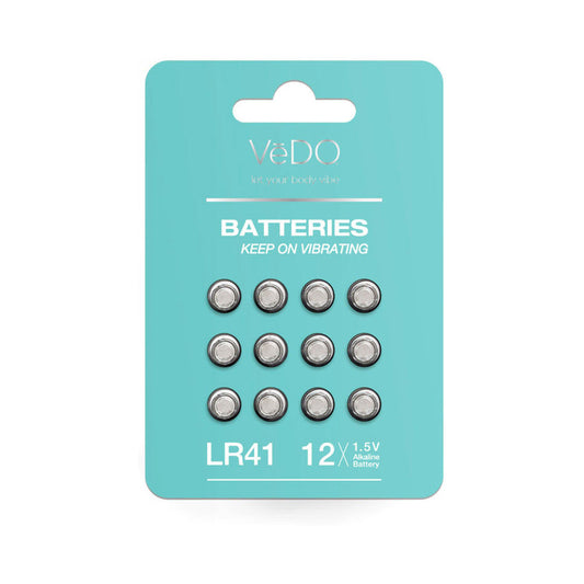 VEDO BATTERIES LR41 - 12 PACK 1.5V
