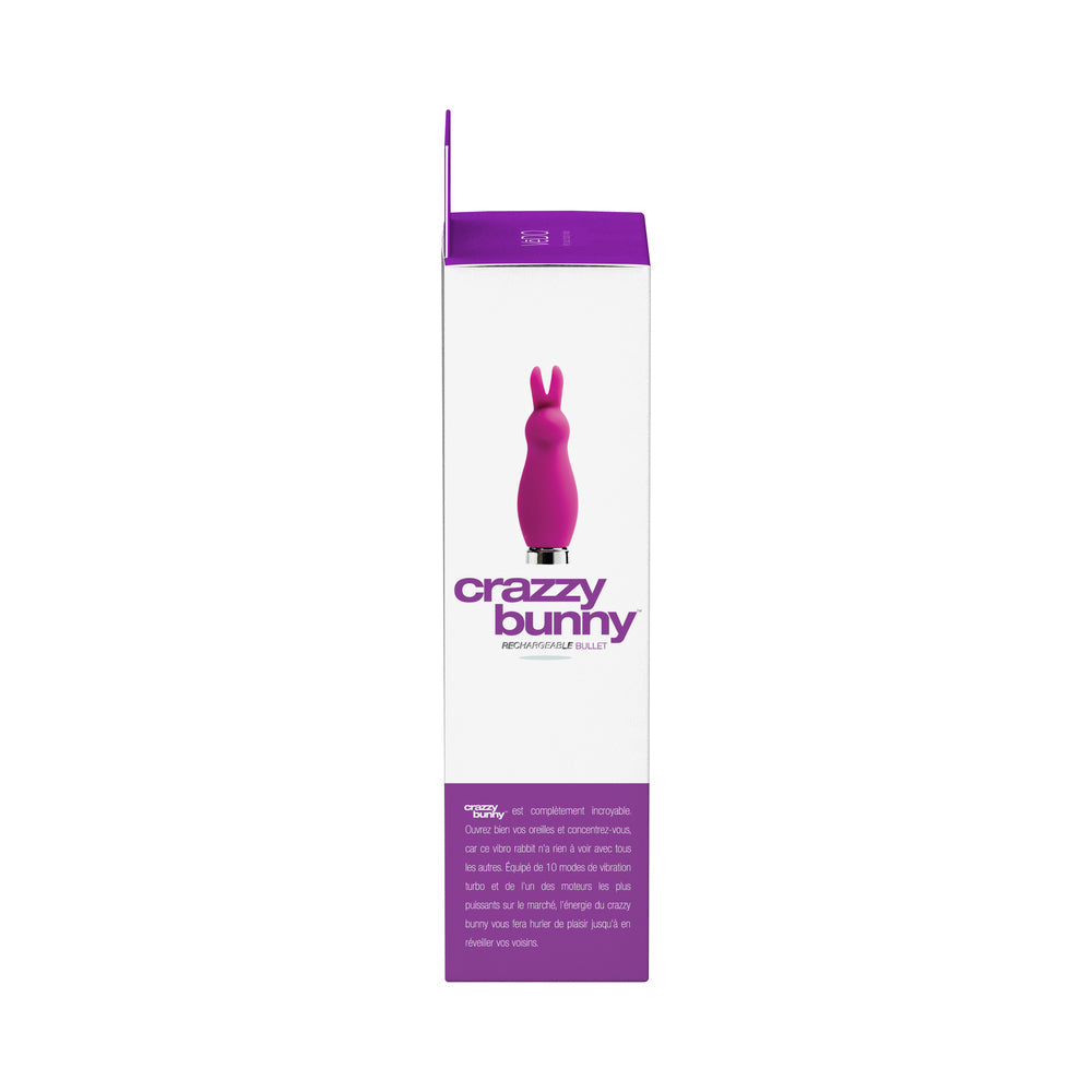 VEDO CRAZZY BUNNY RECHARGEABLE MINI VIBE - PERFECTLY PURPLE
