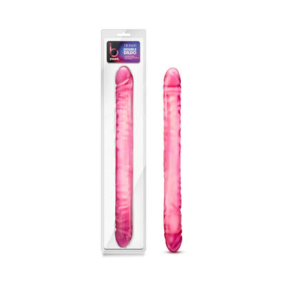 B YOURS 18 IN. DOUBLE DILDO PINK