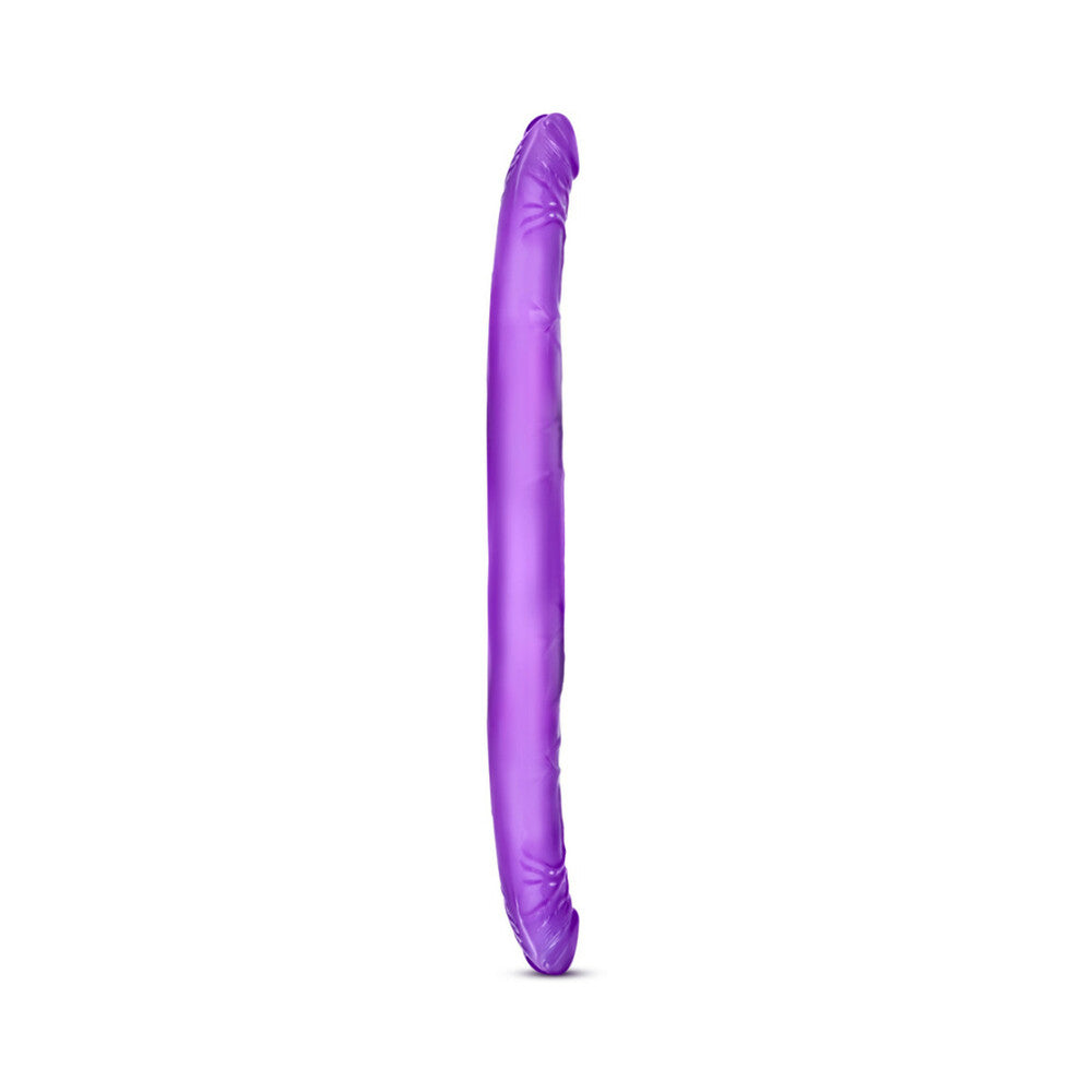 B YOURS 16 IN. DOUBLE DILDO PURPLE
