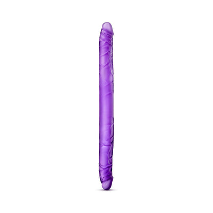 B YOURS 16 IN. DOUBLE DILDO PURPLE