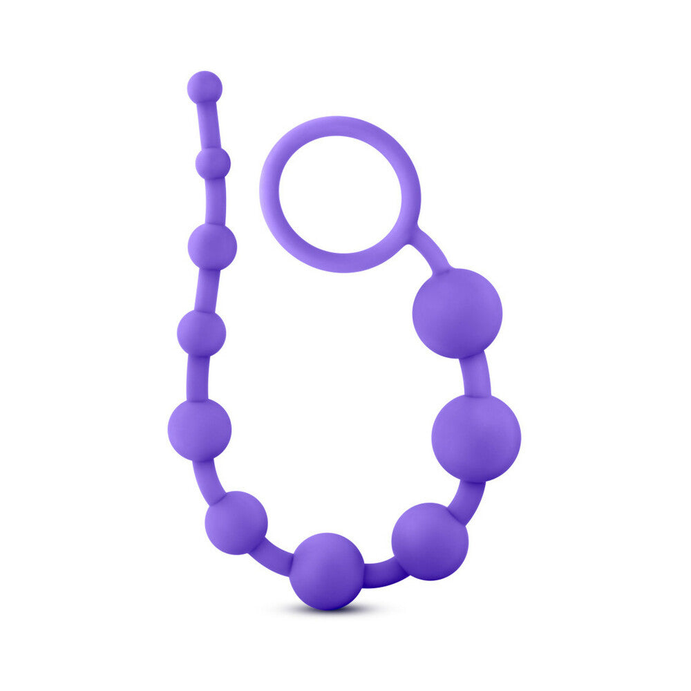 BLUSH - LUXE SILICONE 10 BEADS FOR ANAL PLAY
